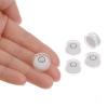 HARFINGTON 5pcs Round Bubble Level 15x6mm Mini Circular Bullseye Spirit Levels for Leveling Camera Tripod Telescope Workshop Turntable Pictures Frame, White view 4