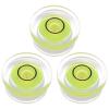 HARFINGTON 3pcs Round Bubble Level 16x7.5mm Mini Circular Bullseye Spirit Levels for Leveling Camera Tripod Telescope Workshop Turntable Pictures Frame, Lime view 1