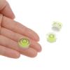 HARFINGTON 3pcs Round Bubble Level 16x7.5mm Mini Circular Bullseye Spirit Levels for Leveling Camera Tripod Telescope Workshop Turntable Pictures Frame, Lime view 4
