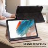 VODEFOX Case for Samsung Galaxy Tab S7 FE 12.4 Inch,PU Leather Stand Shockproof Cover with Card Slots Hand Strap for Galaxy Tab S7 FE - Black view 4