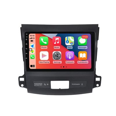 1280x720 9" IPS Touch Screen Android Car Stereo for Mitsubishi Outlander 2005 2006 2007 2008 2009 2010 2011 2012 Car Radio Built-in Car-Play Android Auto GPS Navigation Dash Kit
