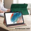 VODEFOX Case for Samsung Galaxy Tab S7 FE 12.4 Inch,PU Leather Stand Shockproof Cover with Card Slots Hand Strap for Galaxy Tab S7 FE - Green view 4