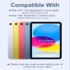 Hamile for iPad 11th 10th Generation Case with Keyboard - 7 Colors Backlit Wireless Detachable Folio Keyboard Cover with Pencil Holder for iPad 11-inch A16 2025 10th Gen 10.9 Inch 2022 (Blue) view 2