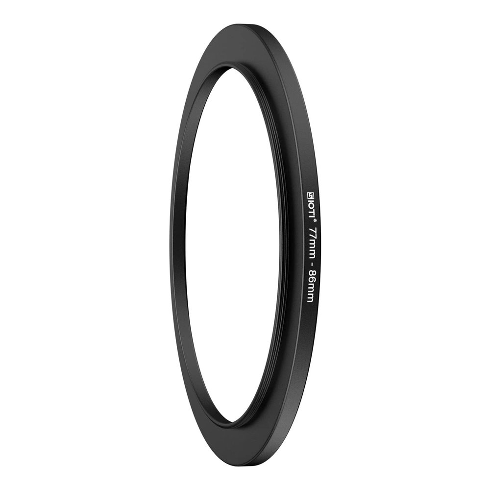 SIOTI Camera 77mm-86mm Step Up Adatper Ring, with A 86mm Cap, Matte Treatment, Ultra-Slim, Compatible with Nikon/Canon/Sony/Fuji/Olympus/Panosonic/Leica etc. (77mm-86mm)