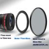 SIOTI Camera 77mm-86mm Step Up Adatper Ring, with A 86mm Cap, Matte Treatment, Ultra-Slim, Compatible with Nikon/Canon/Sony/Fuji/Olympus/Panosonic/Leica etc. (77mm-86mm) view 3