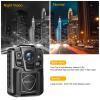 1080P Patrol Police Infrared Night Vision Body Camera with 64G SD Card, Shoulder & Waist Clip, Vedio Audio Recorder Bodycam with 2in Screen, 24H Continous Record for Law Enforcement Security Outwork view 4