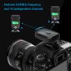 16 Channel Wireless Remote Flash Trigger Set with 1 Transmitter + 2 Receivers + 1 Sync Cord for with Universal Hot Shoe view 4