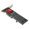 RIITOP Dual NVMe PCIe Adapter + Dual NVME Cloner Docking Station view 2