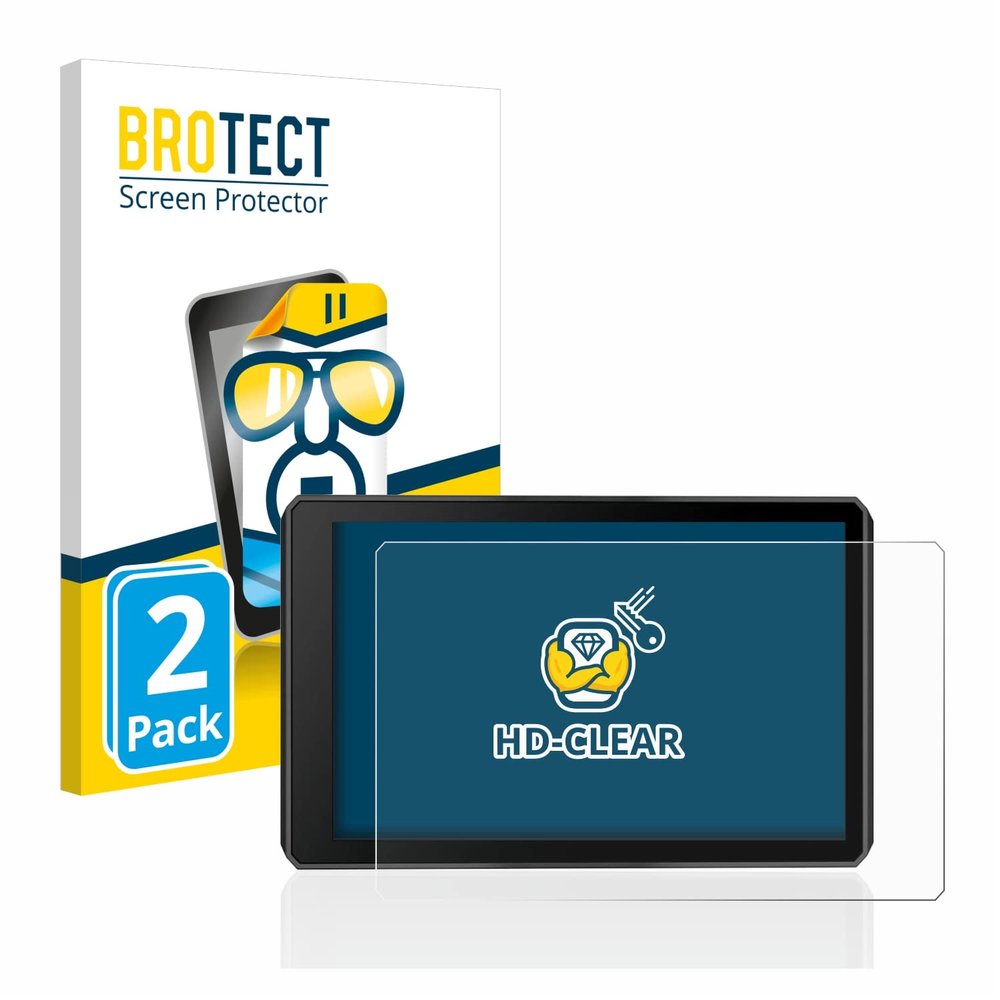 brotect 2-Pack Screen Protector Compatible with Garmin zumo XT2 - HD-Clear Protection Film