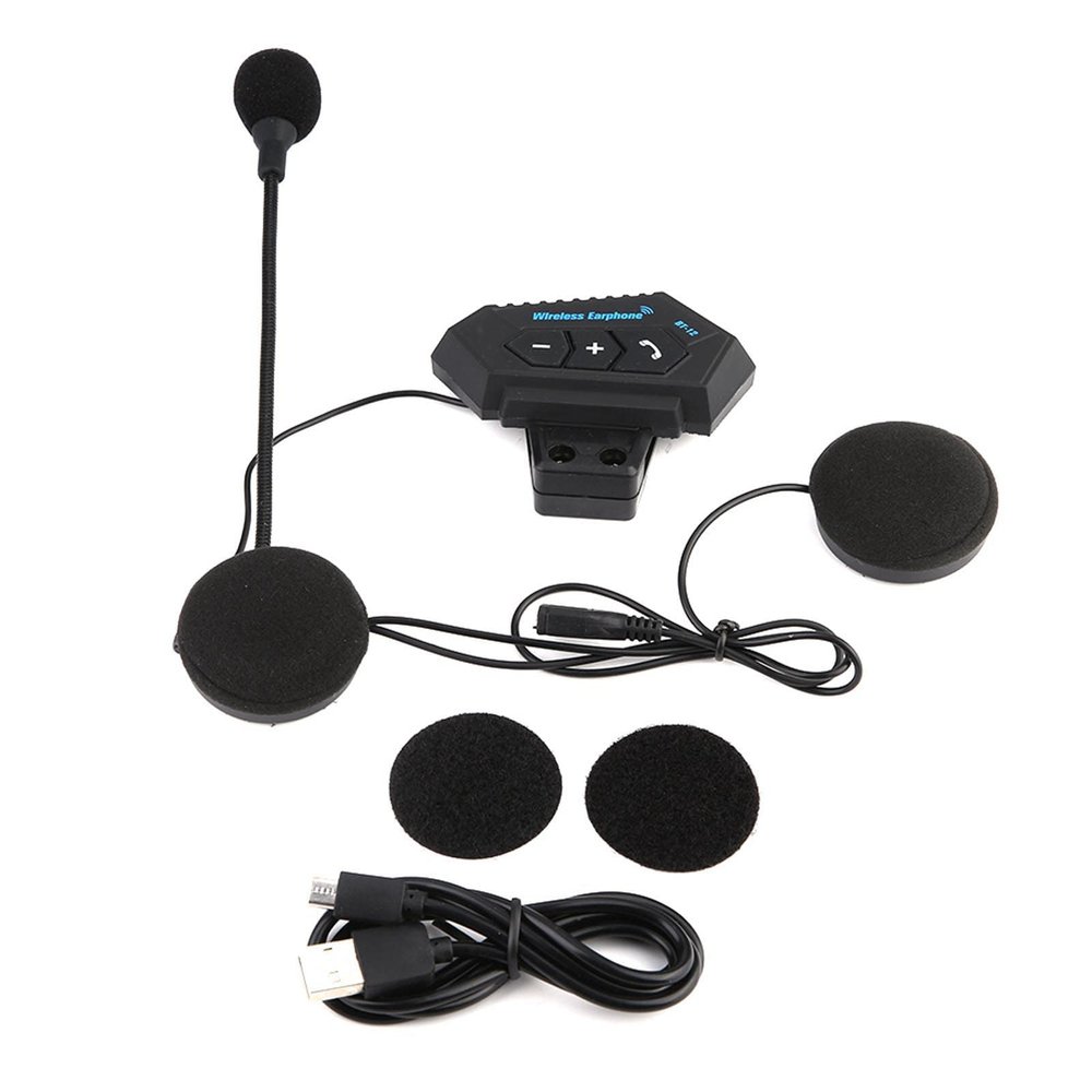 Septpenta 1 Pair Helmet Headset, Motorcycle Helmet Headset, Helmet HandsFree Headset, Stable Connection, High Sound Quality Headphone, Support Handsfree Calling
