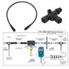 Headerbs for NMEA 2000 Cable, IP67 for NMEA 2000 Drop Backbone Cable with T Connector 5 Pin 0.5m for Networks view 2