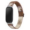 TenCloud Stretch Bands Compatible with Fitbit Inspire 3 Bands Nylon Strap Floral Breathable Adjustable Stretchy Loop Wristband Intended for Fitbit Inspire 3 (Brown) view 2