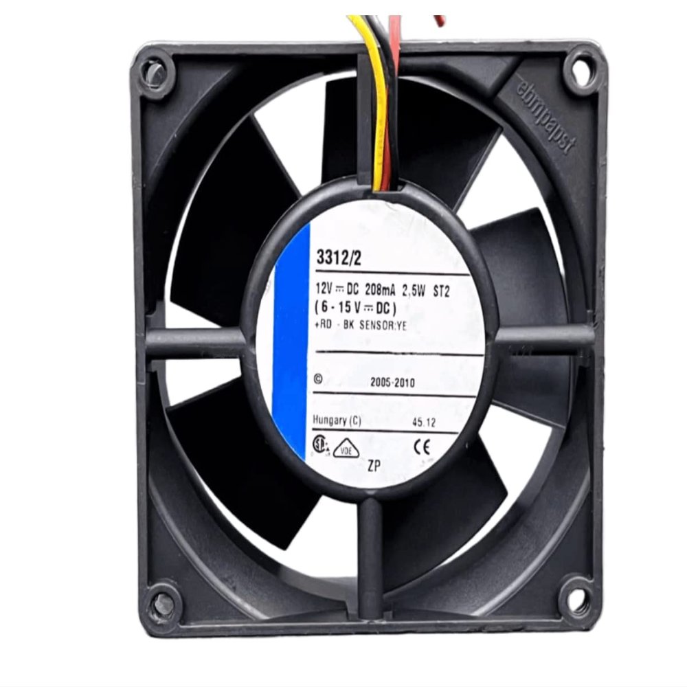 12V 3312/2 208mA 2.5W 9232 Cooling Fan 2-Wire