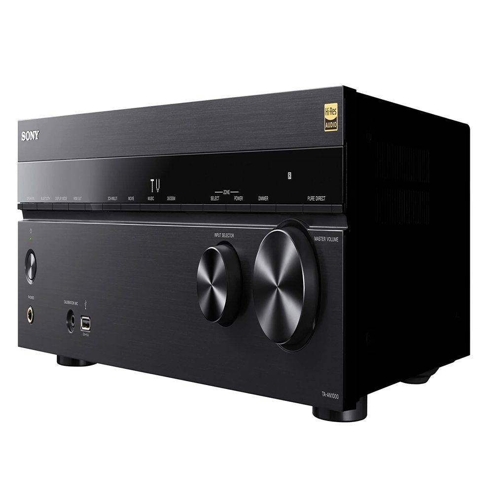 Sony STR-AN1000 7.2 CH Surround Sound Home Theater AV Receiver, Dolby Atmos, DTS:X, Bluetooth, WiFi, Google Chromecast, Spotify Connect, Apple AirPlay, HDMI 2.1