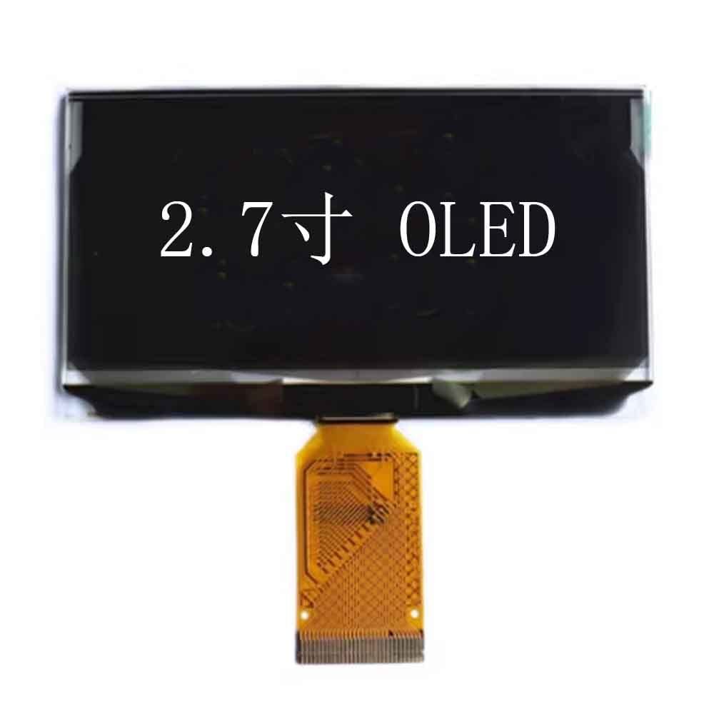 2.7 inch OLED screen 128x64 LCD screen driver SSD1322 30pin monochrome SPI interface (white)