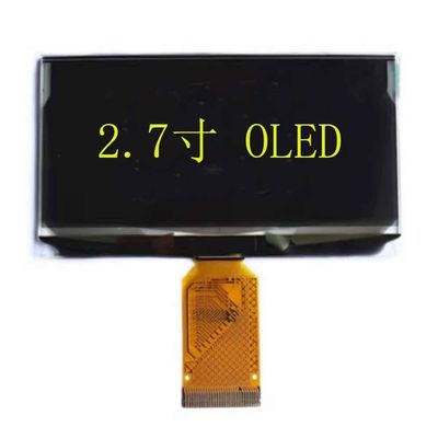 2.7 inch OLED screen 128x64 LCD screen driver SSD1322 30pin monochrome SPI interface (yellow)