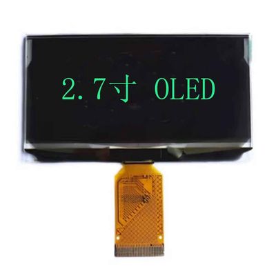 2.7 inch OLED screen 128x64 LCD screen driver SSD1322 30pin monochrome SPI interface (green)