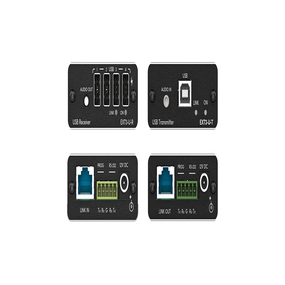 Kramer EXT3-U-KIT USB 2.0 PoC Extender Kit Over Extended-Reach CAT
