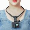 Angle Adjustment Camera Neck Strap Mount Phone Cycling Holder for GoPro for Insta360 for DJI Action 2 view 3