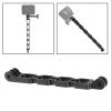 Aluminum Alloy Skull Design Extension Arm Metal Pole Mount Helmet for Gopro Max for Insta.360 view 2