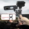 Aluminum Alloy Skull Design Extension Arm Metal Pole Mount Helmet for Gopro Max for Insta.360 view 4