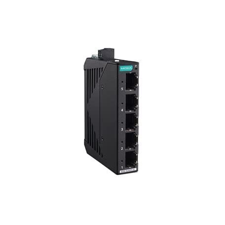 EDS-G2005-EL, 5-Port Full gigabit Entry-Level Unmanaged Switch, 5 Fast TP Ports, -10 to 60C