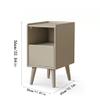 Nightstands Indoor Bedside Table Ultra-Narrow Bedside Cabinet Modern Minimalist Living Room Side Table Bedroom Storage Cabinet Bedside Tables view 3