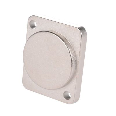 AVSSZ D-Type Module Baffle XLR speakON RCA Cable Connector Socket Plugging Plate Blind Plate, for Jumper Board Information Stage Box Cable Car 86 Panel 30PCS/Pack (D Type Module Metal Plate,Silver)
