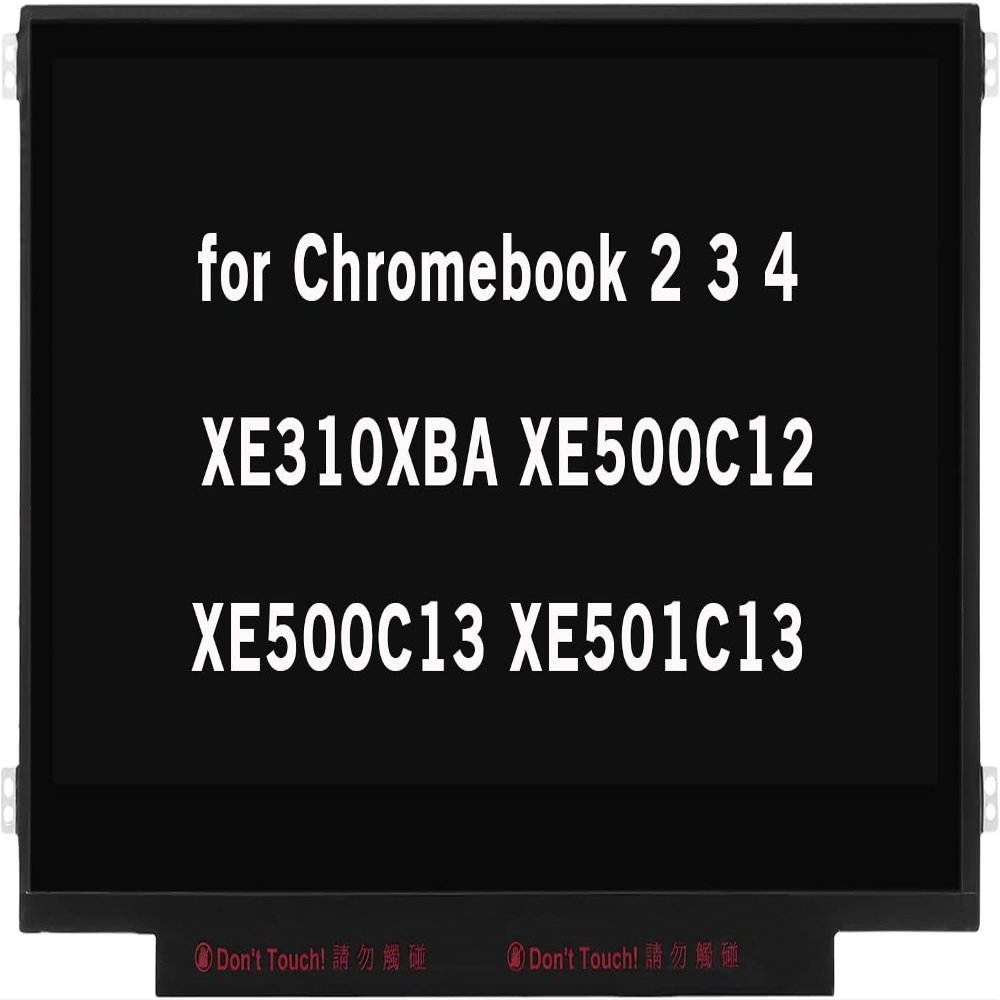 11.6" Screen Replacement for Samsung ChromeBook 2 3 4 XE310XBA XE500C13 XE501C13 XE310XBA-K01US XE500C13-K02US XE500C13-K01US XE500C13-K04US 30Pin LED LCD Display Panel (Side Brackets Non Touch)