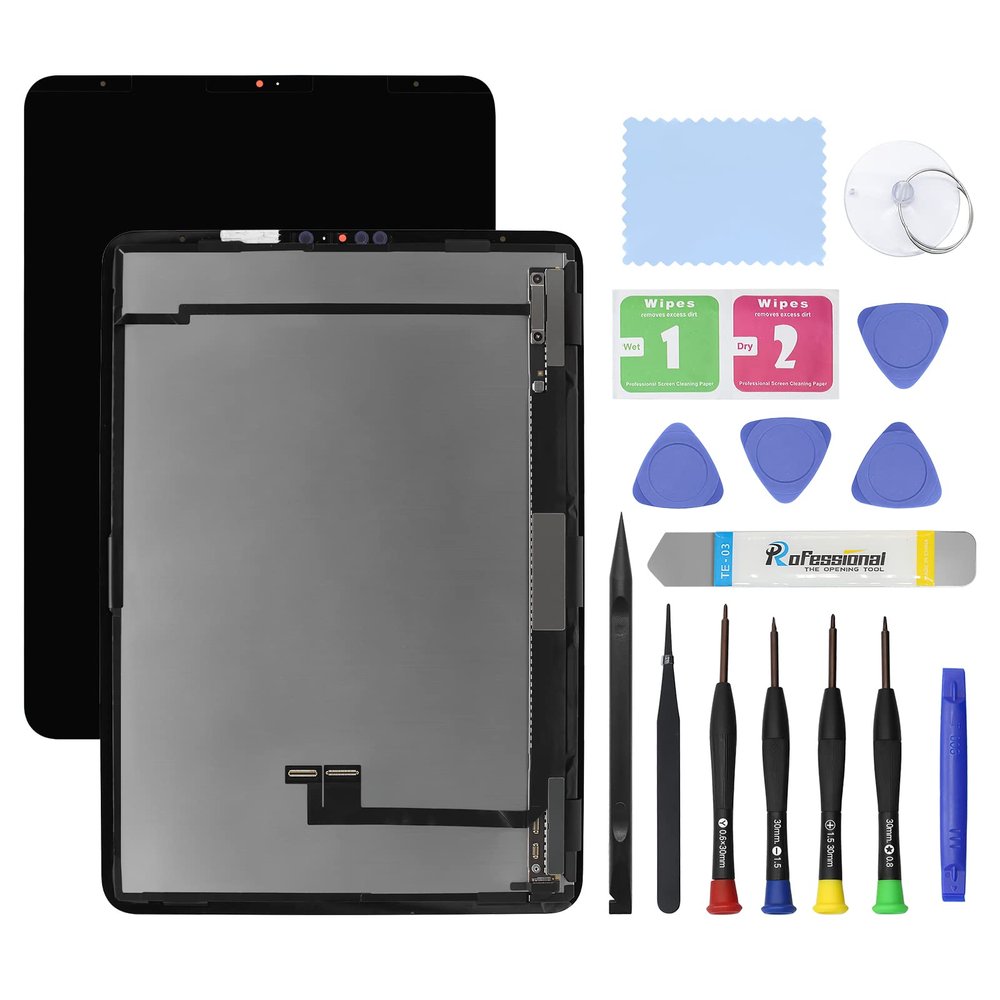 HOYRTDE 11" Screen Replacement for iPad Pro 11 1st/2nd Gen 2018 2020 (A1980 A2013 A1934 A1979 A2068 A2230 A2228 A2231) LCD Display Glass Touch Digitizer Premium Kit with Tools