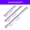 Alamic Zip Ties Cable Ties 600 Pack Assorted Sizes Multi-Purpose Self-locking Nylon Ties Plastic Black view 3
