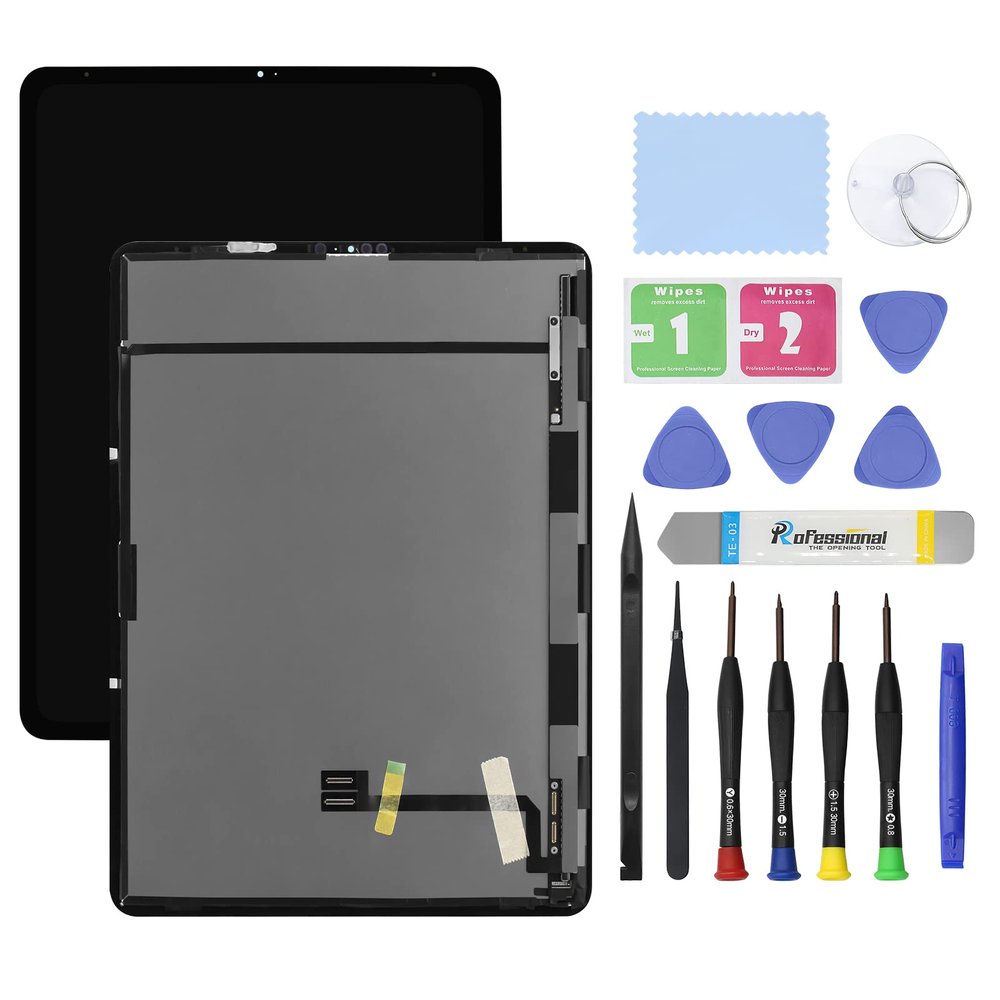 HOYRTDE 12.9" Screen Replacement for iPad Pro 12.9 3rd/4th Gen (A1876 A2014 A1983 A1895 A2069 A2232 A2233 A2229) LCD Display Glass Touch Digitizer Premium Kit with Tools