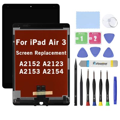 HOYRTDE 10.5" Screen Replacement for iPad Air 3 (3rd Gen) 2019 A2152 A2123 A2153 A2154 LCD Display Glass Touch Digitizer Premium Kit with Tools - Black