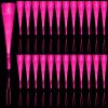 NUDALA 36 Pack Pink Glow Sticks Light Up Fiber Optic Stick Glow Wands Bulk with 3 Flashing Models for Valentine's Day Easter July 4th Party Favors Wedding Concerts view 1