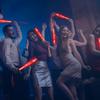 NUDALA 24 Pack Red Glow Fiber Optic Wands Bulk Huge Light up Wand Glow Sticks 14.2 Inch with 3 Light Modes for Christmas Valentine's Day 4th of July Concerts Clubs view 4