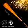 NUDALA 12Pack Orange Glow Sticks Light Up Fiber Optic Stick Glow Wands Bulk with 3 Flashing Models for Christmas Halloween Party Favors Birthday Wedding Concerts view 2