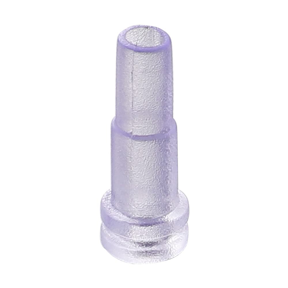 AVSSZ Jack 3.5mm 1/8' Headphone Line Soldering Plug Tail Sleeve Protective Sleeve, for Earphone Cable Repair DIY, Available Cable OD 2/4mm, 100PCS/PACK (Transparent,Long-Fits Cable OD 2mm)