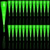 NUDALA 36 Pack Green Glow Sticks Light Up Fiber Optic Stick Glow Wands Bulk with 3 Flashing Models for Saint Patrick's Day Easter Mardi Gras Christmas Party Favors view 1