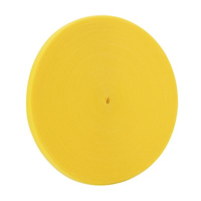 XINYIBO 1/2 Inch Reusable fastening Cable Ties Double Sided Hook and Loop tape Cable Management Tape (Yellow 25Yards)