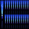 NUDALA 36 Pack Blue Glow Fiber Optic Wands Bulk Light up Wand Glow Sticks with 3 Lighting Modes for Mardi Gras 4th of July Halooween Concerts Clubs Wedding Birthday view 1
