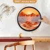 JYBBGO Sand Art, Sand Art Liquid Motion, 360 Rotate Wall Mounted Home Office Work Decor (23.6'', orange2) view 2