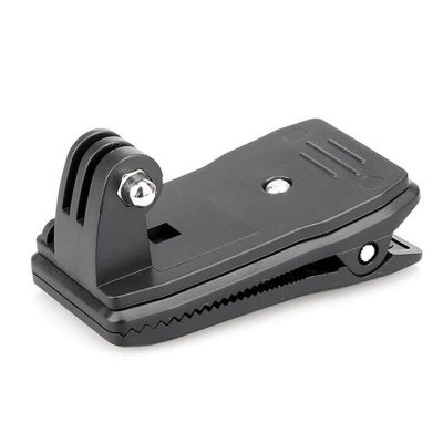 NATEFEMIN Plastic Camera Clamp Rotatable Action Camera Backpack Hat Clip Clamp Mount for SJCAM EKEN Accessory