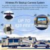 1080P Wireless RV Camera System, IP69 Waterproof Night Vision Backup Camera Side Rear View Camera with 7 Inch HD Monitor for RV Truck Trailer Camper view 3