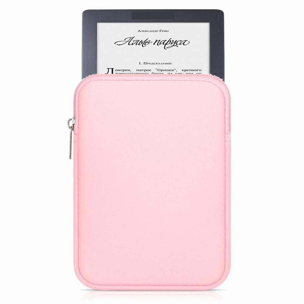 YEDUZN Zipper Sleeve Case Compatible with 2021 Kobo Libra 2 /Kobo Libra H2O 7inch Ebook 7'' ereader (Color : Pink, Size : for Kobo Libra h2o)