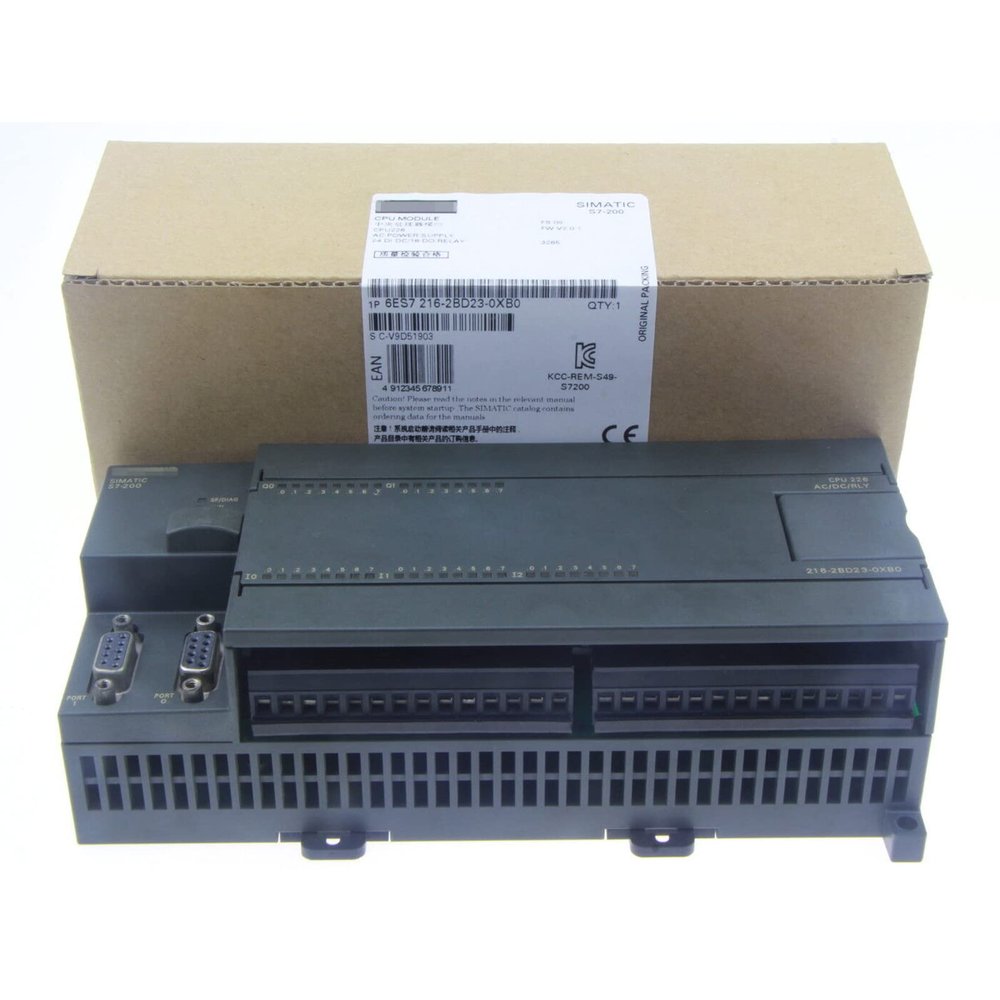 6ES7216-2BD23-0XB0 S7-200 CPU 226 Compact Unit 6ES72162BD230XB0 Sealed in Box 1 Year Warranty Fast Shipment