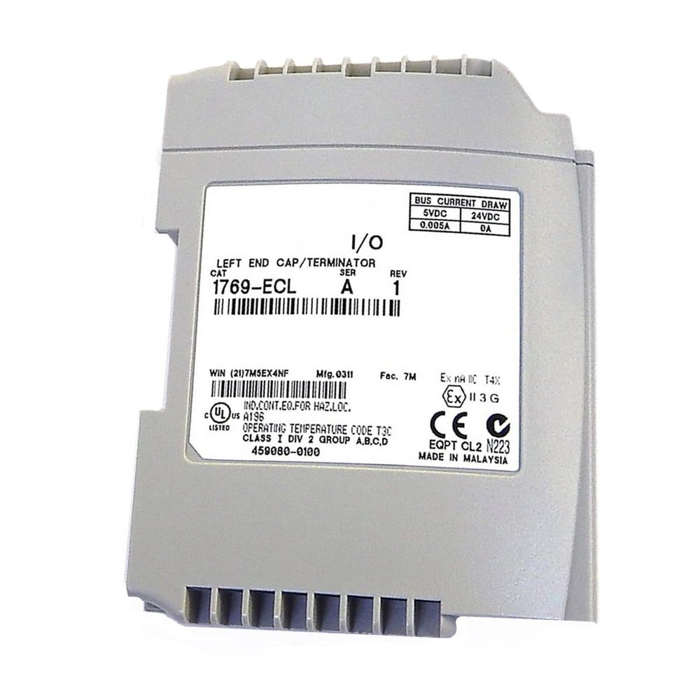 CBBEXP 1769-ECL Left End Cap/Terminator 1769ECL Sealed in Box 1 Year Warranty Fast Shipment