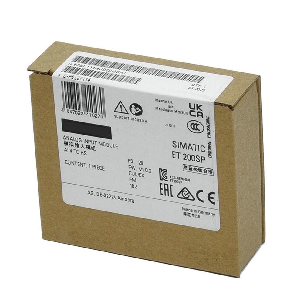6ES7134-6JD00-0DA1 ET 200SP Analog Input Module 6ES71346JD000DA1 Sealed in Box 1 Year Warranty Fast Shipment