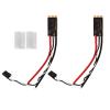 RiToEasysports RC Brushless ESC, 2Pcs 45A RC Drone Electronic Speed Controller with LED Light for FPV Crossing Drone Four Axes Drone view 2
