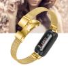 Compatible with Fitbit inspire 3 bands, Adjustable breathable Stainless Steel Watch Band Replacement Metal Strap Wrist Band for inspire 3 Fitness Wellness Tracker Women Men (Gold) view 4