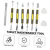 BESTonZON 1 Repair Metal Screen Cleaner Tool Spudger Tool Phone Screen Repair Kit with Driver Kit Tablet Disassemble Tool Repair Tool Repair Kit Cell Phone view 3